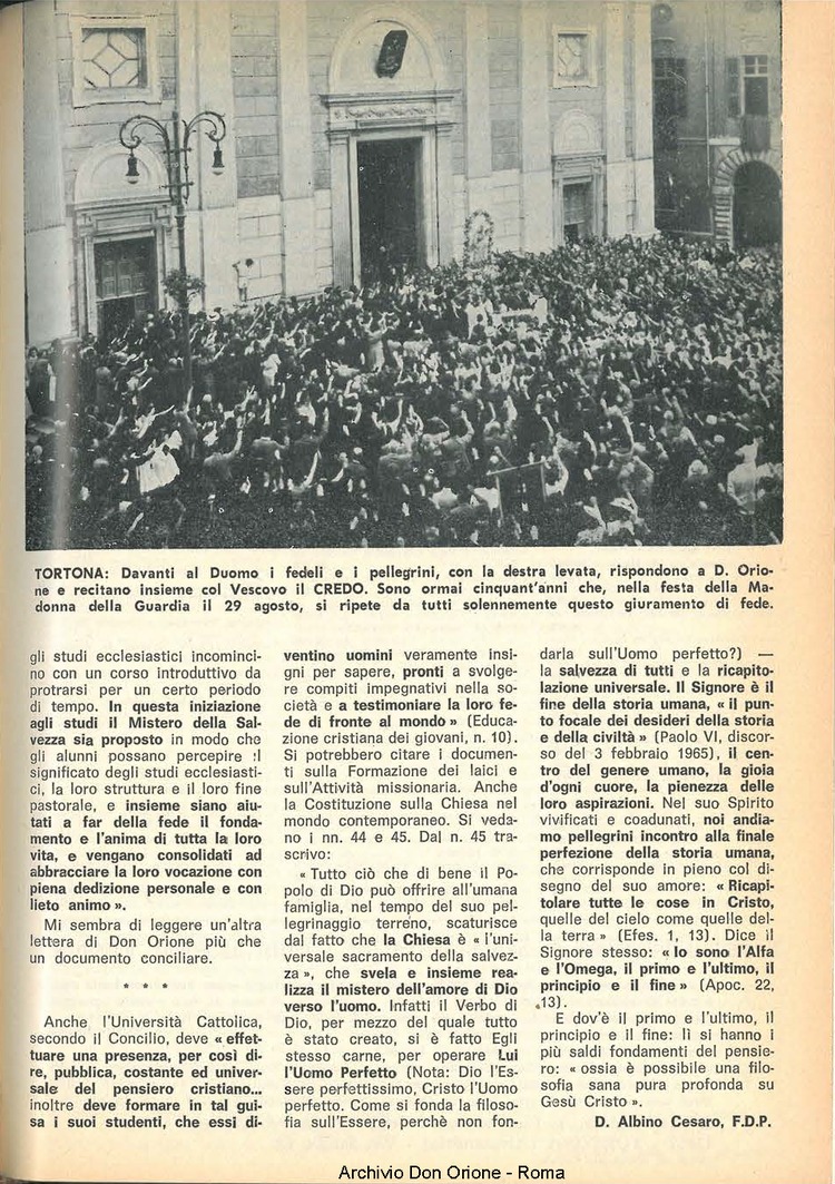La piccola Opera della Divina Provvidenza, 62, 12, 15-06-1967, pagina 33