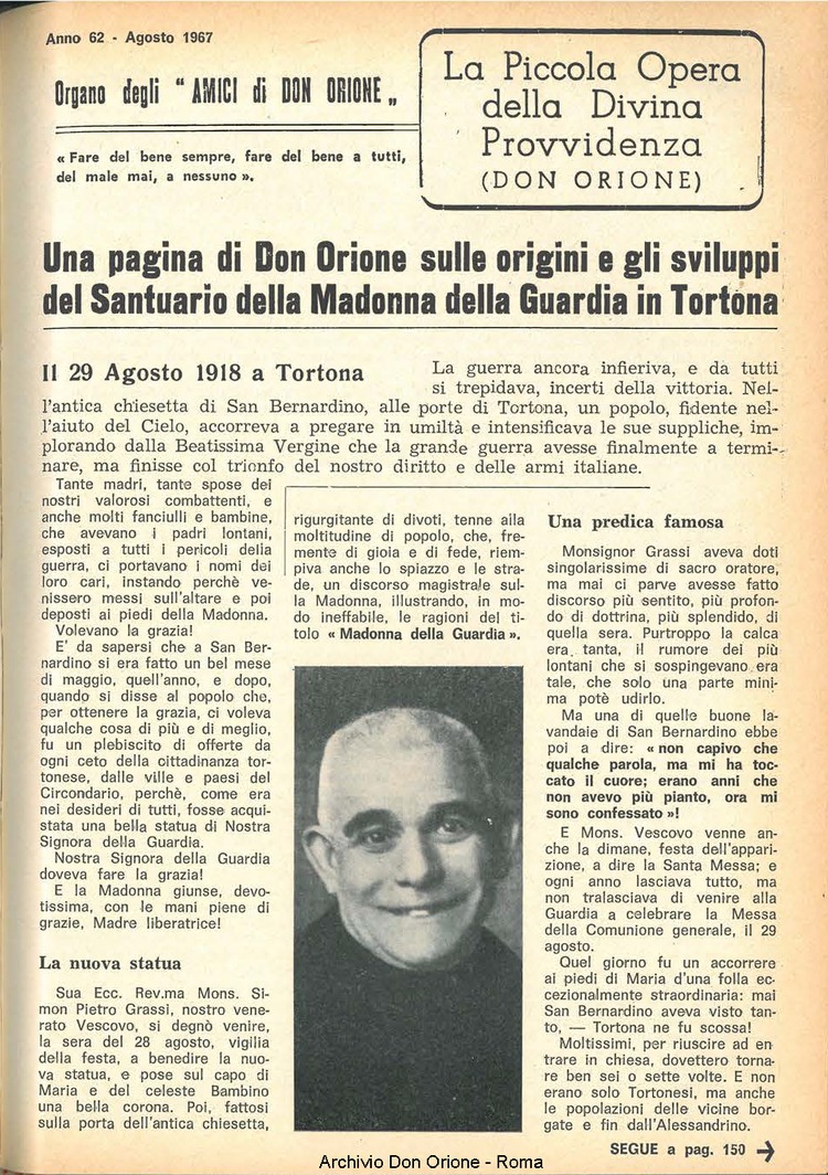 La piccola Opera della Divina Provvidenza, 62, 16, 15-08-1967, pagina 3