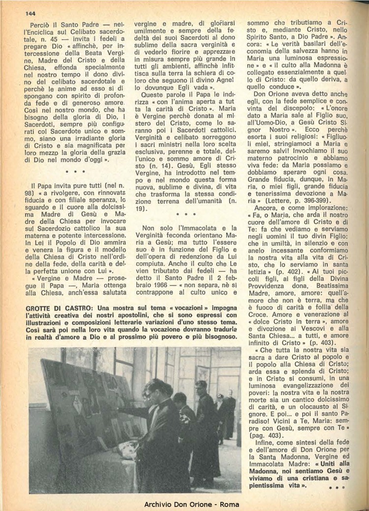 La piccola Opera della Divina Provvidenza, 62, 16, 15-08-1967, pagina 12