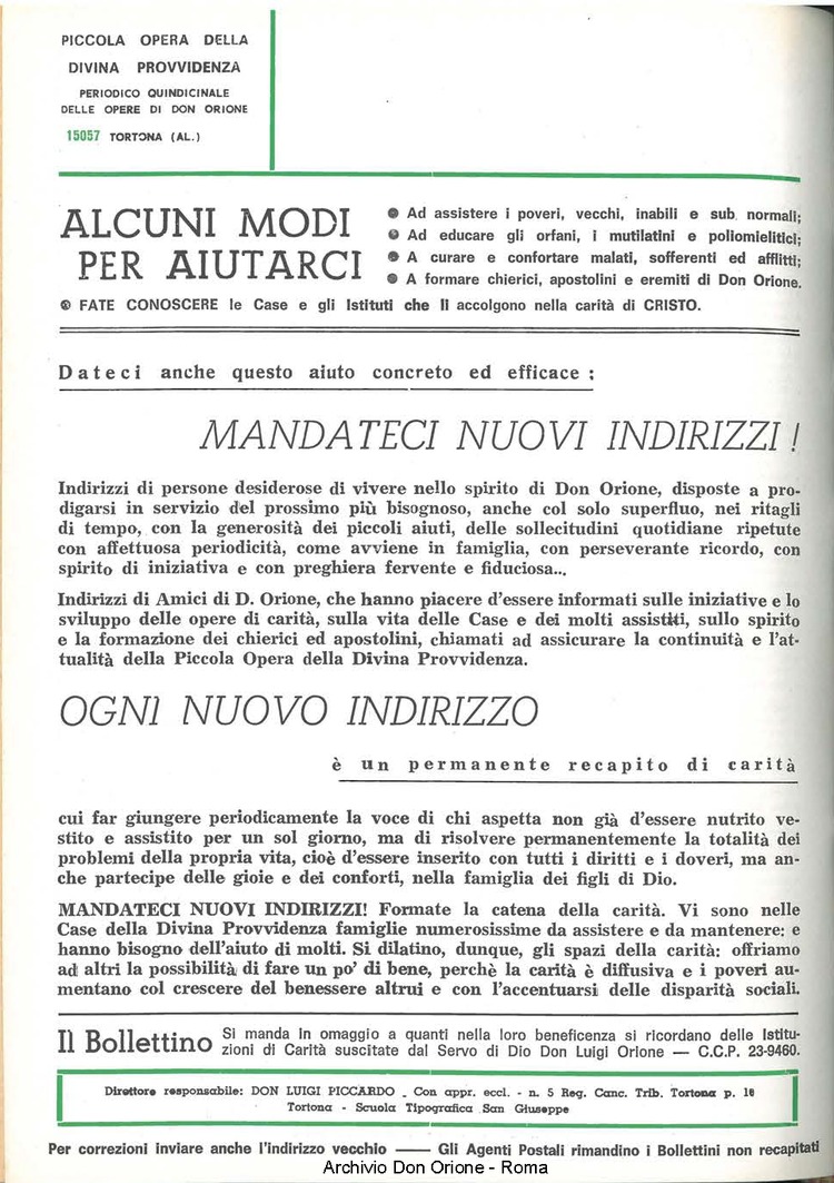 La piccola Opera della Divina Provvidenza, 62, 16, 15-08-1967, pagina 20