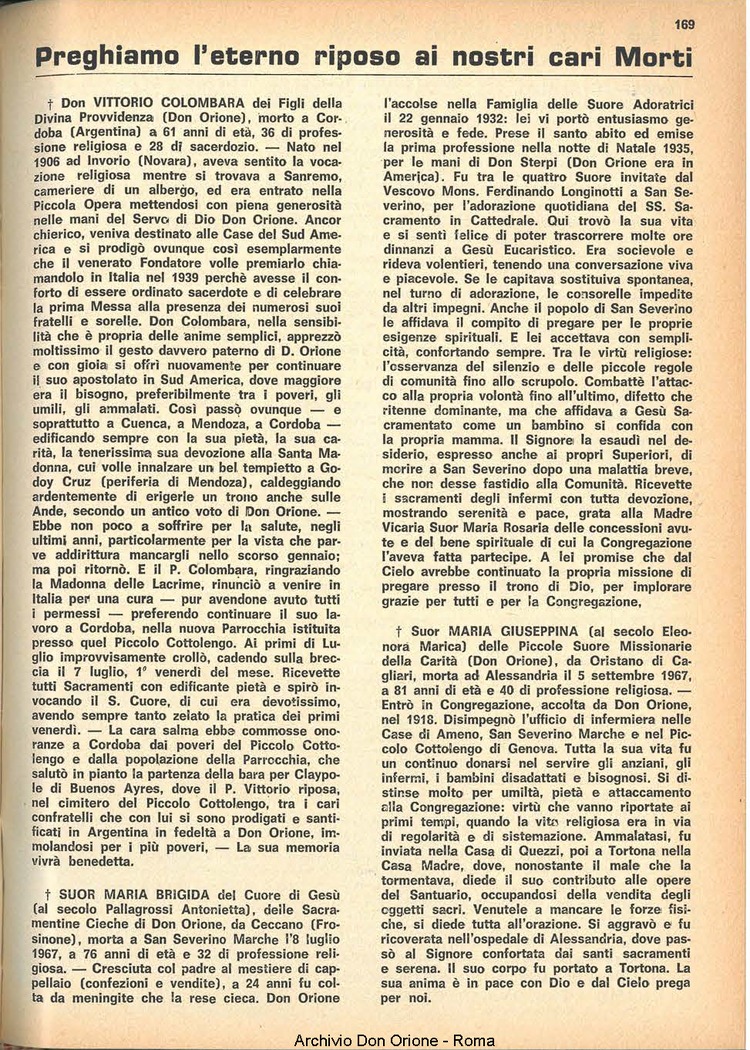 La piccola Opera della Divina Provvidenza, 62, 17, 15-09-1967, pagina 17