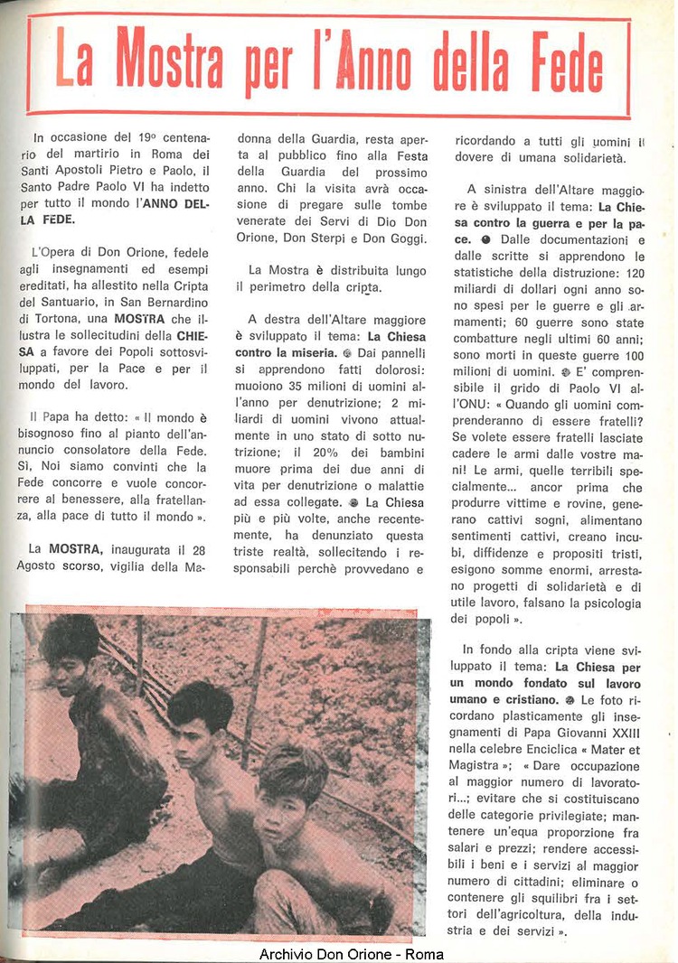 La piccola Opera della Divina Provvidenza, 62, 17, 15-09-1967, pagina 19