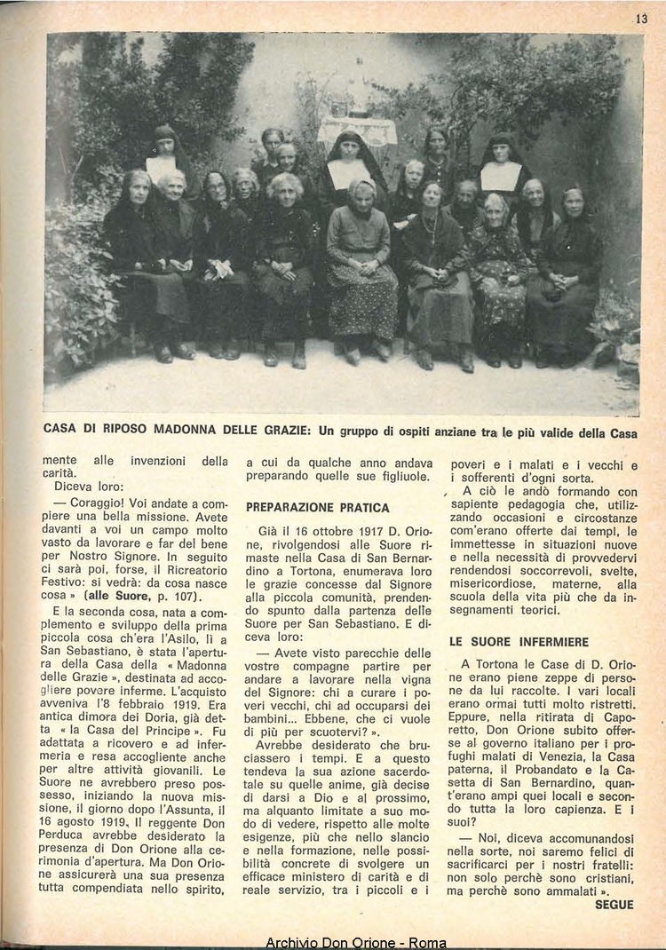 La piccola Opera della Divina Provvidenza, 62, 19, 01-10-1967, pagina 13