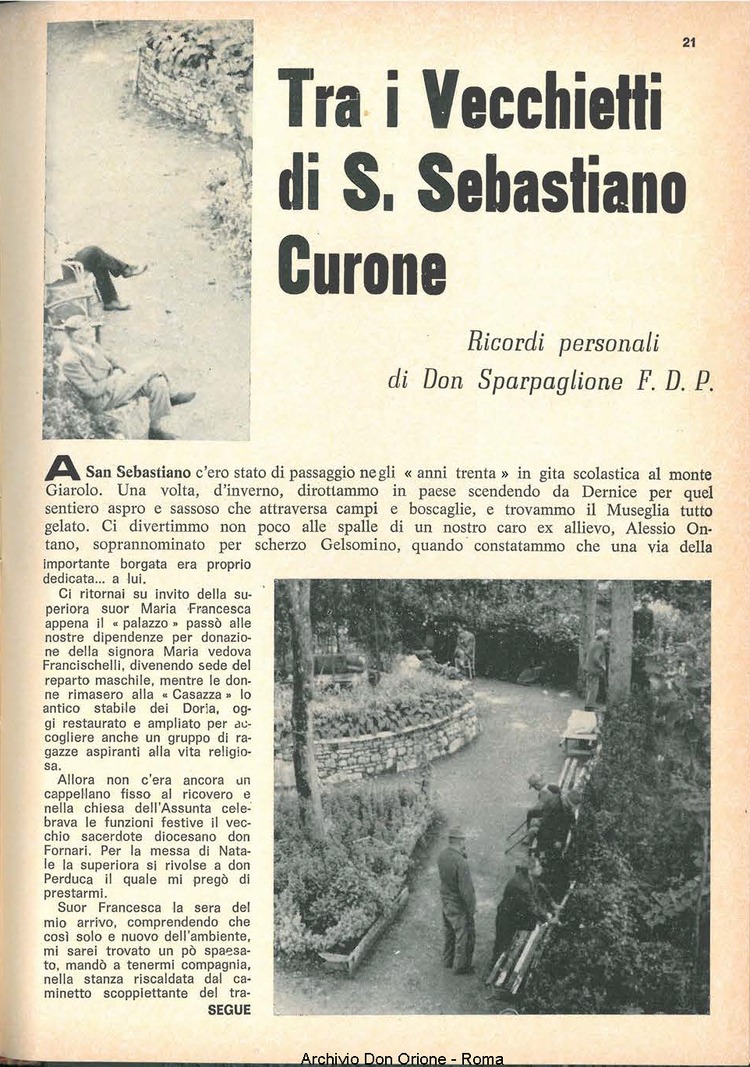 La piccola Opera della Divina Provvidenza, 62, 19, 01-10-1967, pagina 21