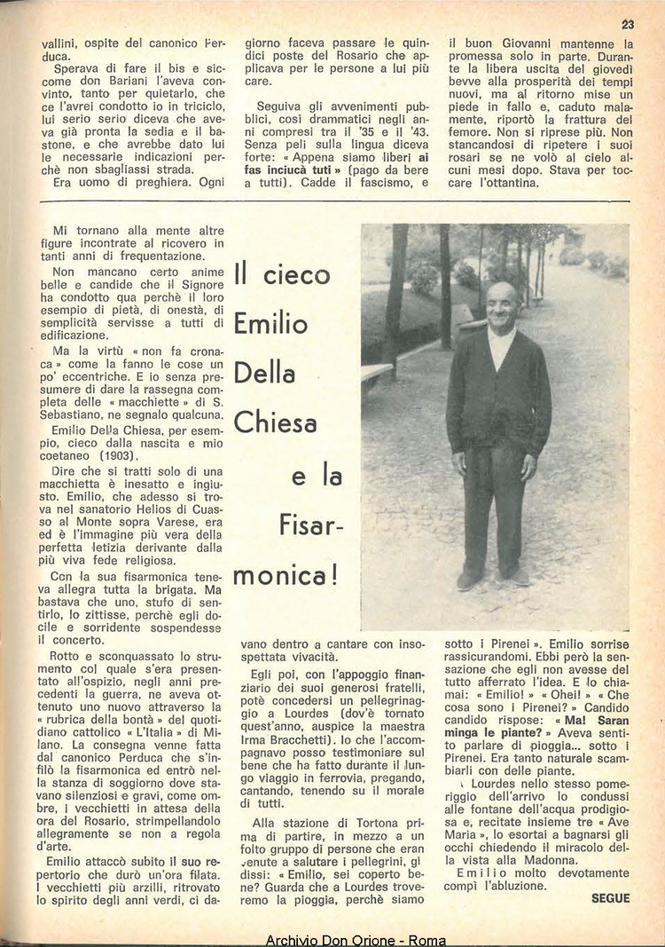 La piccola Opera della Divina Provvidenza, 62, 19, 01-10-1967, pagina 23
