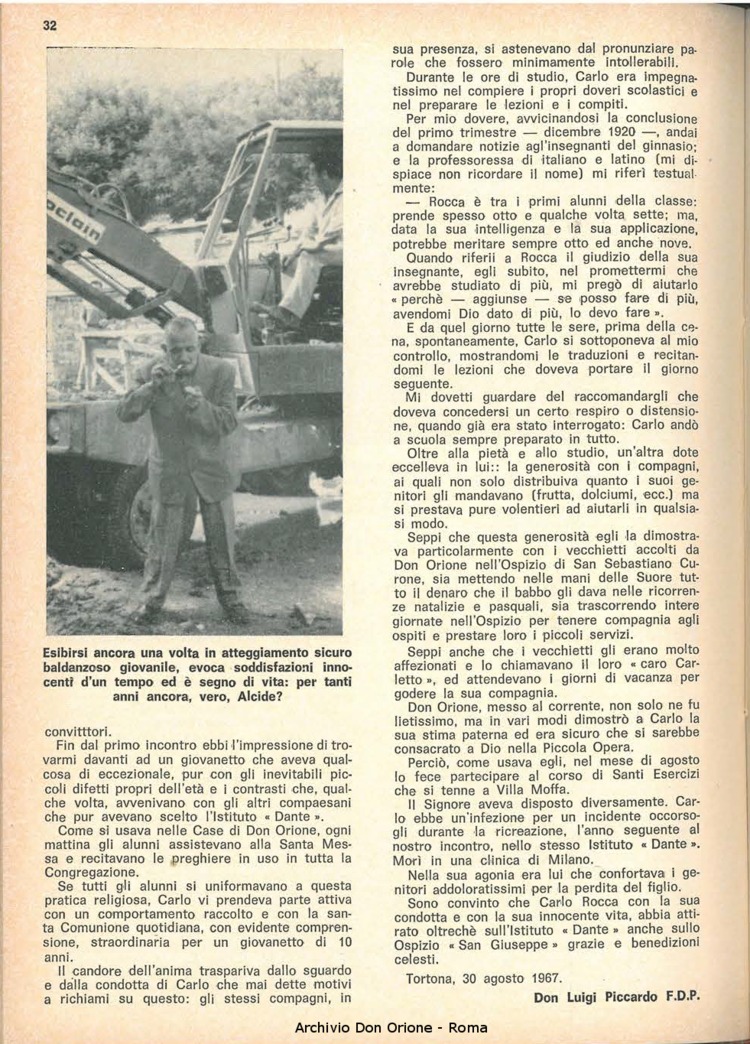 La piccola Opera della Divina Provvidenza, 62, 19, 01-10-1967, pagina 32
