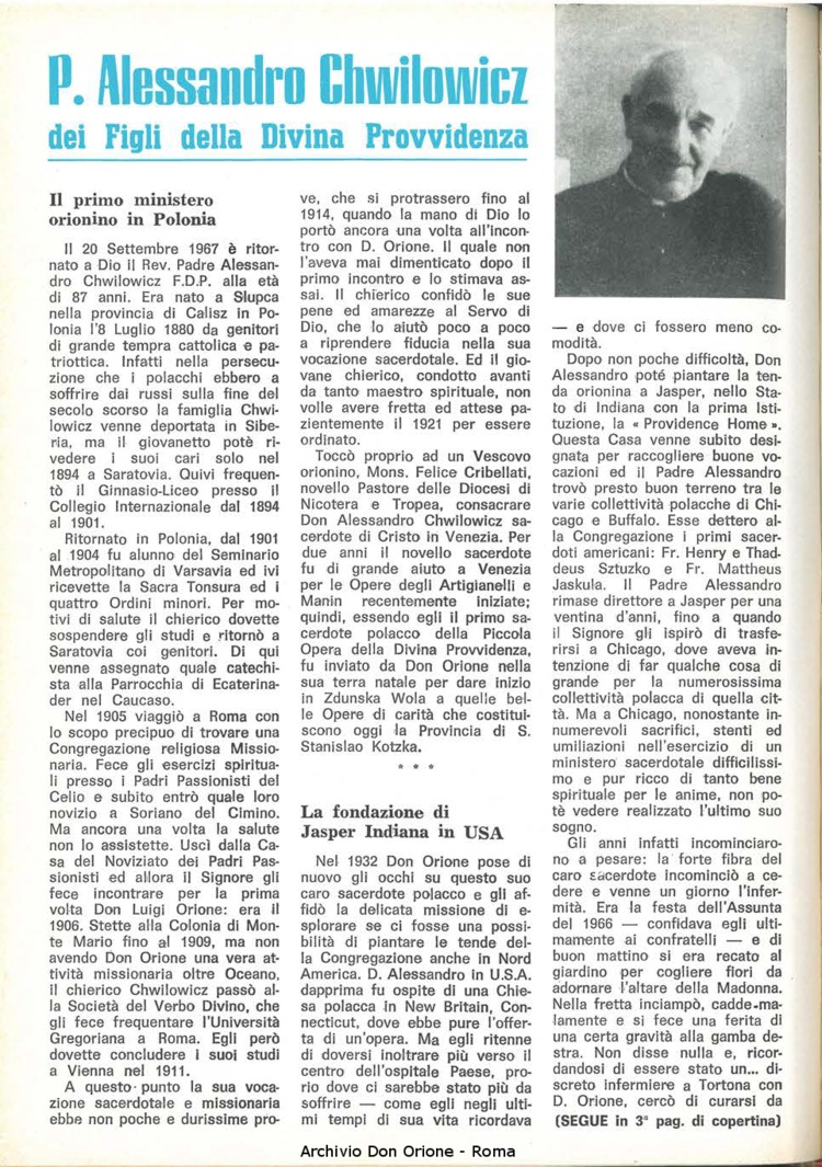 La piccola Opera della Divina Provvidenza, 62, 19, 01-10-1967, pagina 50