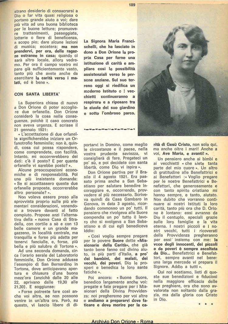 La piccola Opera della Divina Provvidenza, 62, 19, 01-10-1967, pagina 65