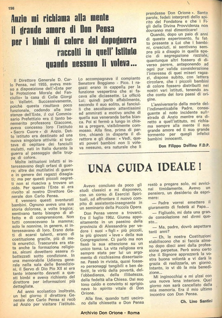 La piccola Opera della Divina Provvidenza, 62, 21, 01-11-1967, pagina 6