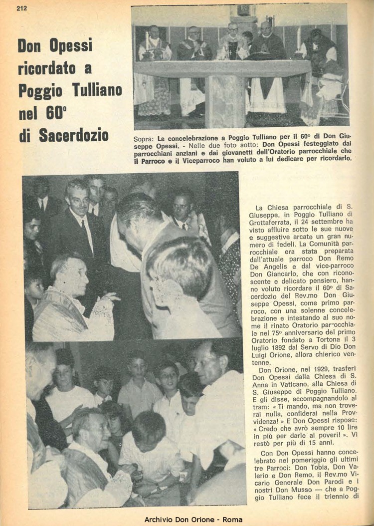 La piccola Opera della Divina Provvidenza, 62, 21, 01-11-1967, pagina 20