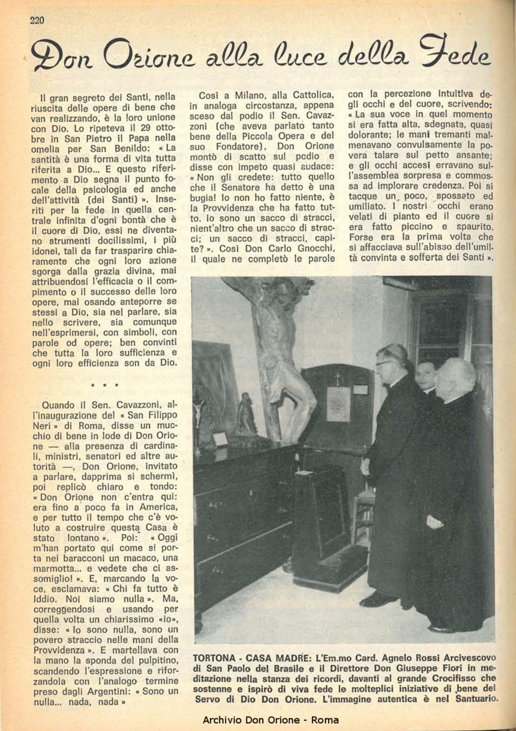 La piccola Opera della Divina Provvidenza, 62, 23, 01-12-1967, pagina 4