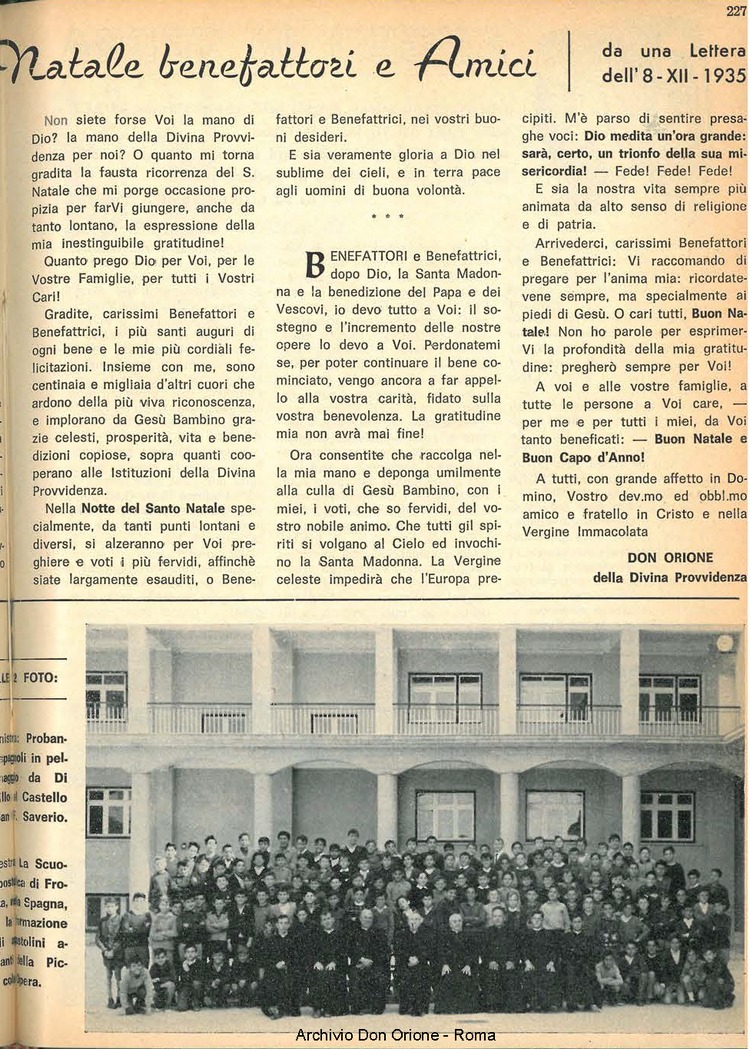 La piccola Opera della Divina Provvidenza, 62, 23, 01-12-1967, pagina 11