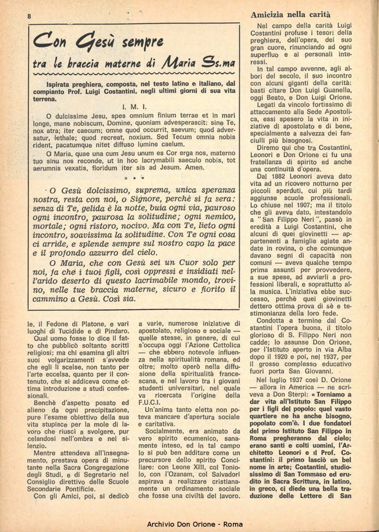 La piccola Opera della Divina Provvidenza, 63, 01, 01-01-1968, pagina 8