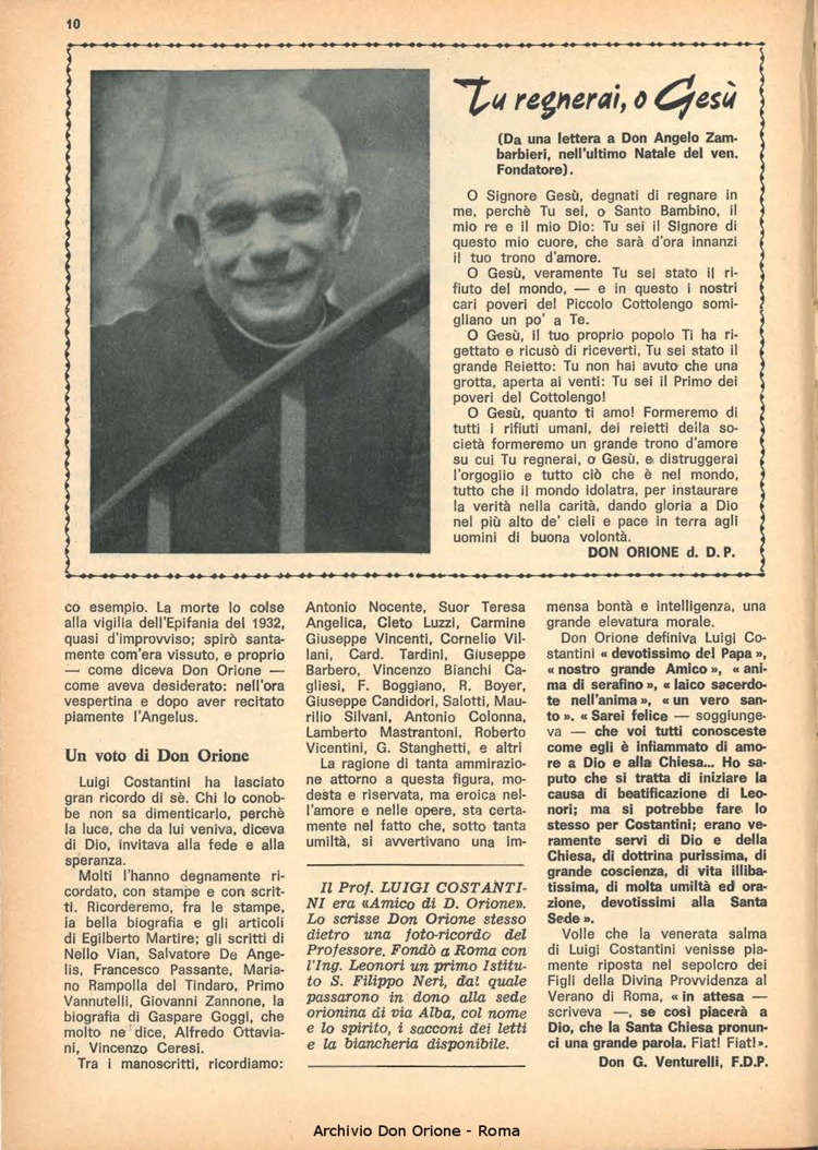 La piccola Opera della Divina Provvidenza, 63, 01, 01-01-1968, pagina 10