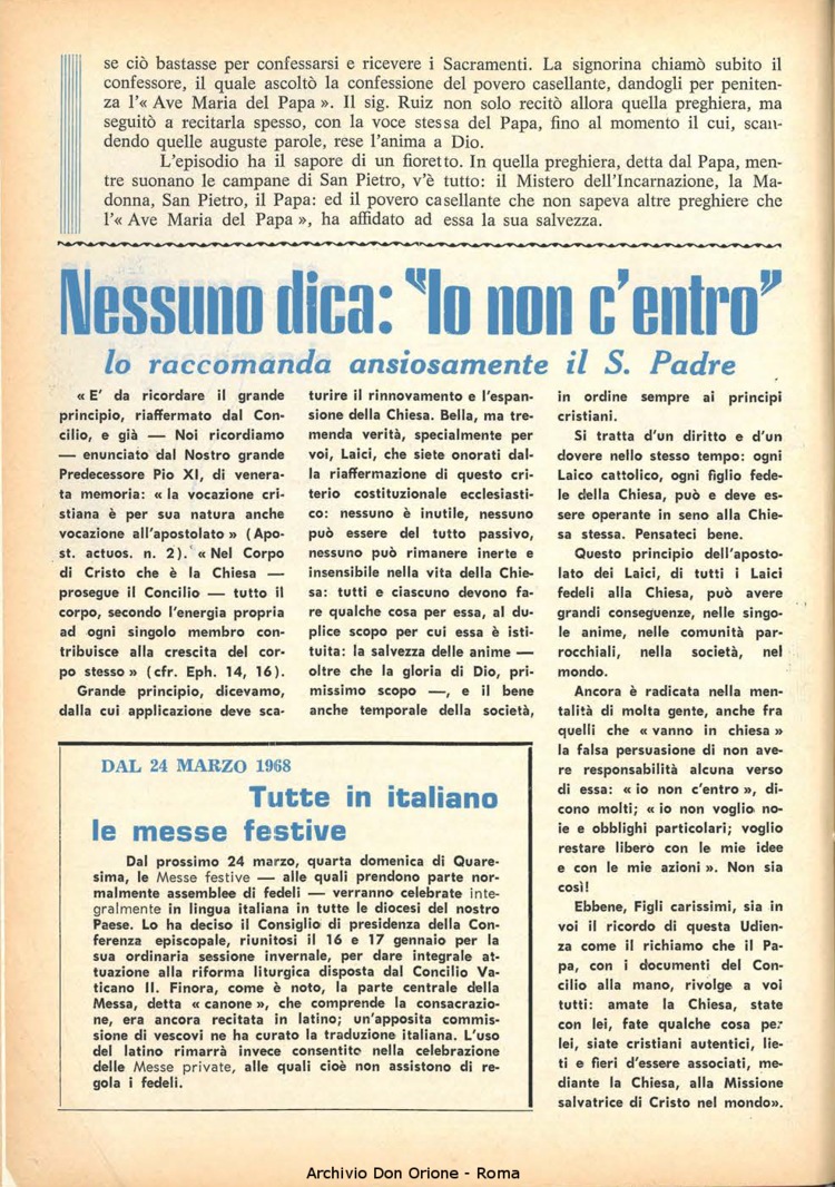 La piccola Opera della Divina Provvidenza, 63, 01, 01-01-1968, pagina 22
