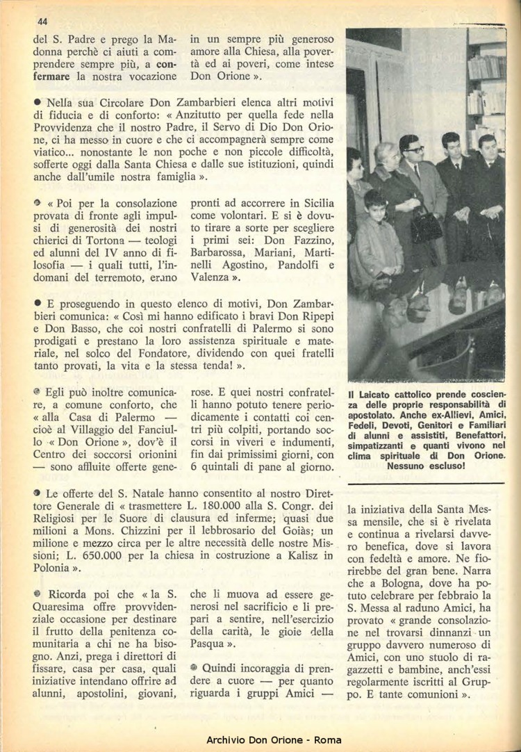 La piccola Opera della Divina Provvidenza, 63, 05, 01-03-1968, pagina 4