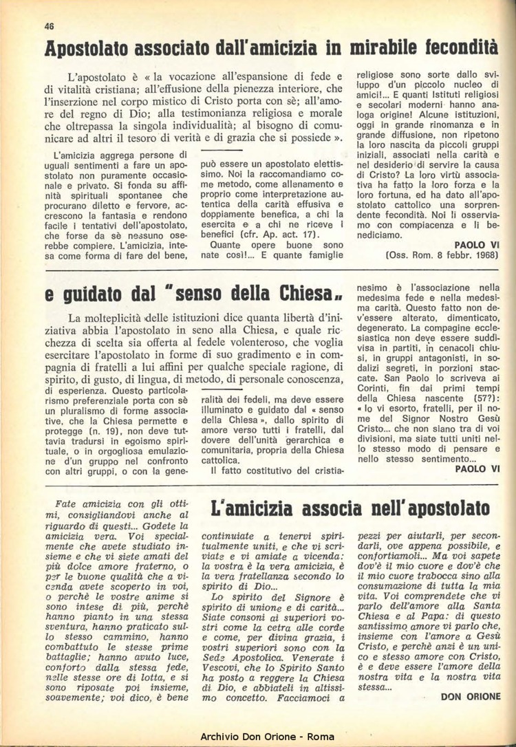 La piccola Opera della Divina Provvidenza, 63, 05, 01-03-1968, pagina 6