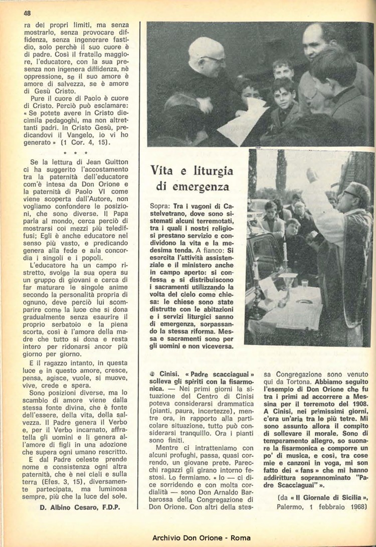 La piccola Opera della Divina Provvidenza, 63, 05, 01-03-1968, pagina 8