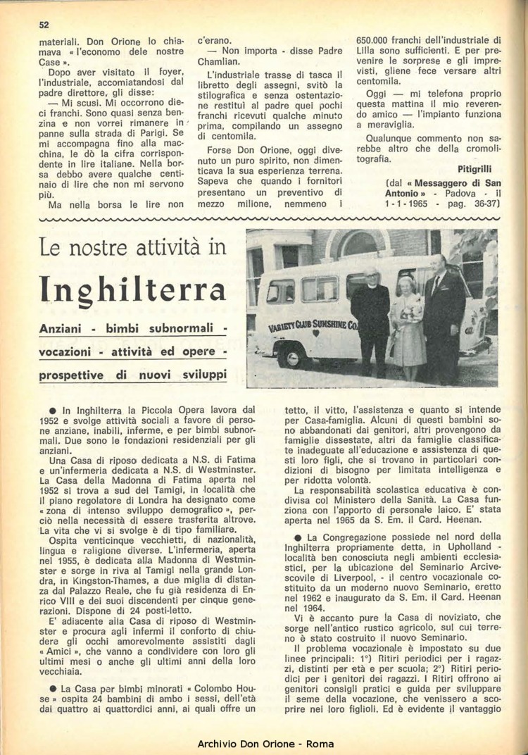 La piccola Opera della Divina Provvidenza, 63, 05, 01-03-1968, pagina 12