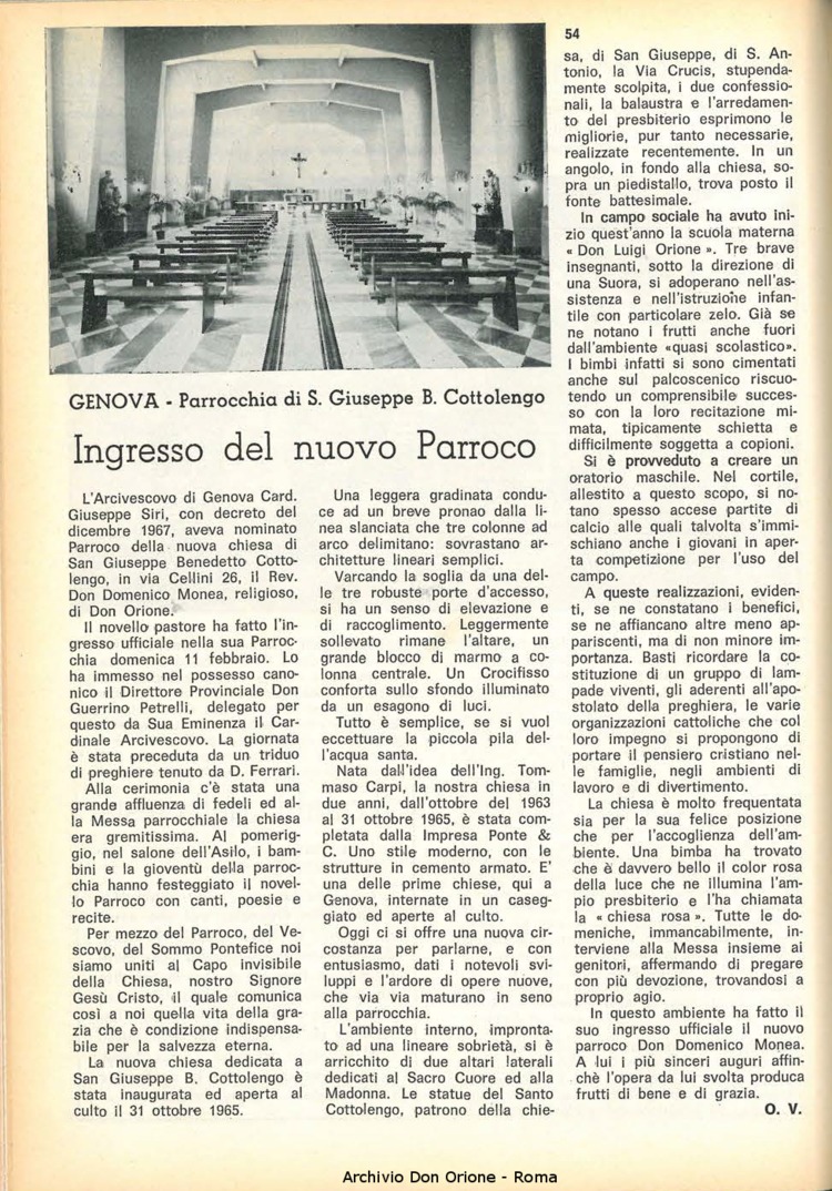La piccola Opera della Divina Provvidenza, 63, 05, 01-03-1968, pagina 15