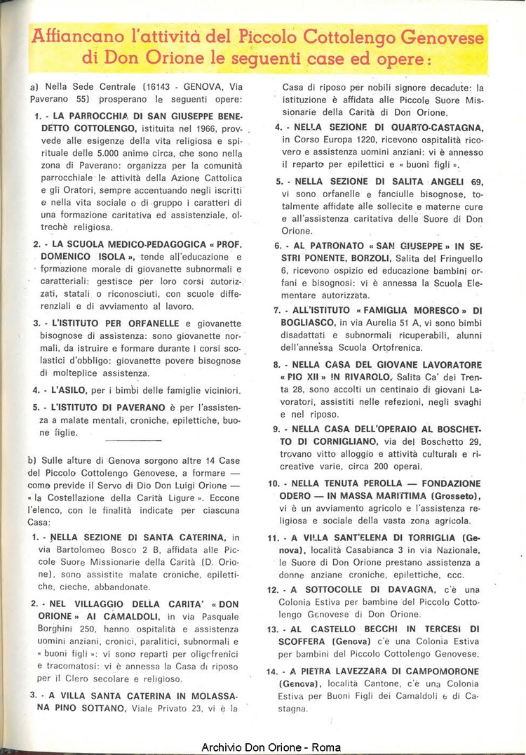 La piccola Opera della Divina Provvidenza, 63, 05, 01-03-1968, pagina 19