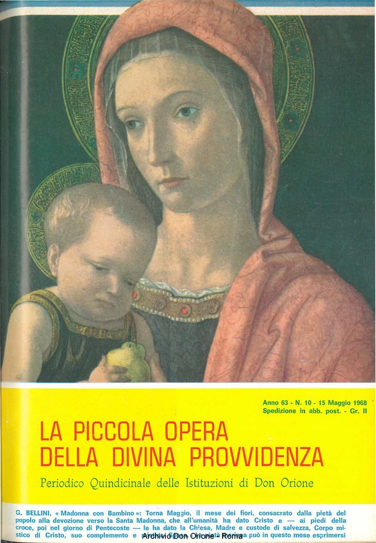 La piccola Opera della Divina Provvidenza, 63, 10, 15-05-1968, pagina 1