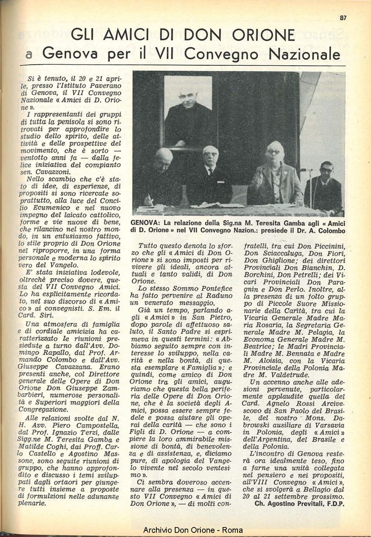 La piccola Opera della Divina Provvidenza, 63, 10, 15-05-1968, pagina 7