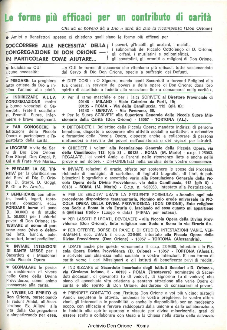 La piccola Opera della Divina Provvidenza, 63, 17, 01-09-1968, pagina 19