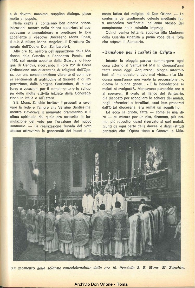 La piccola Opera della Divina Provvidenza, 63, 20, 01-10-1968, pagina 9