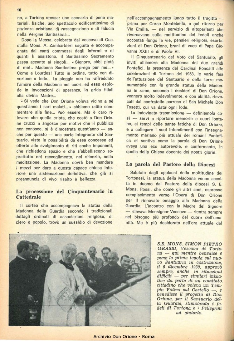 La piccola Opera della Divina Provvidenza, 63, 20, 01-10-1968, pagina 10