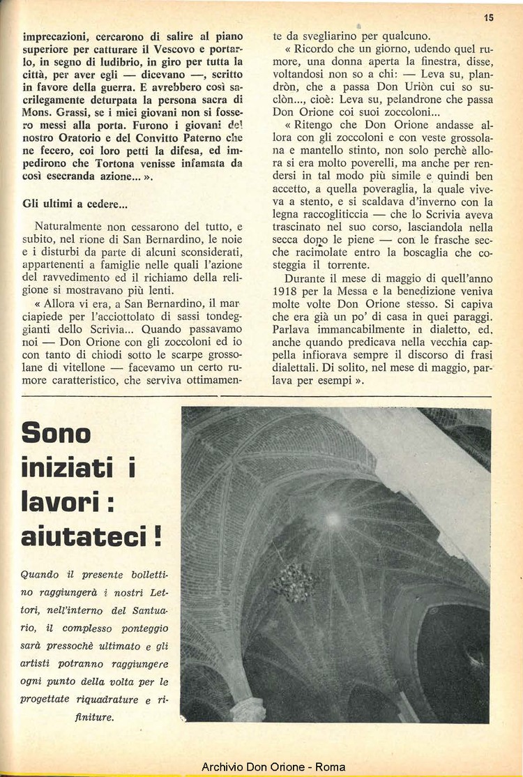 La piccola Opera della Divina Provvidenza, 63, 20, 01-10-1968, pagina 15
