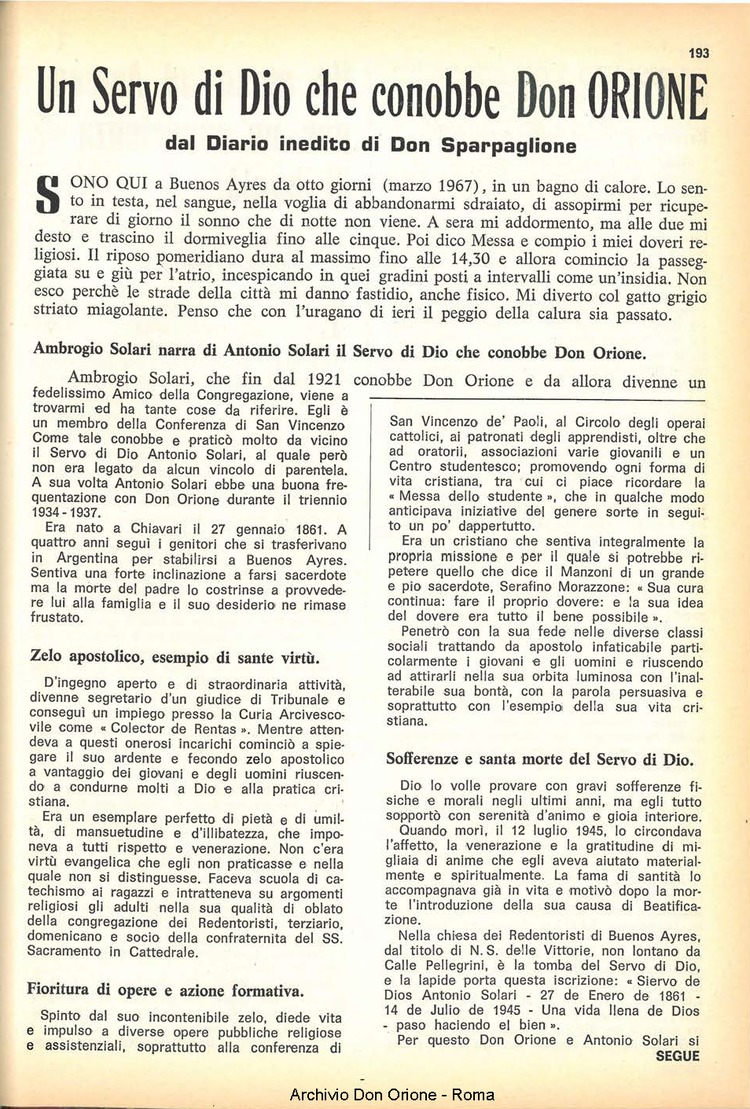 La piccola Opera della Divina Provvidenza, 63, 20, 01-10-1968, pagina 29