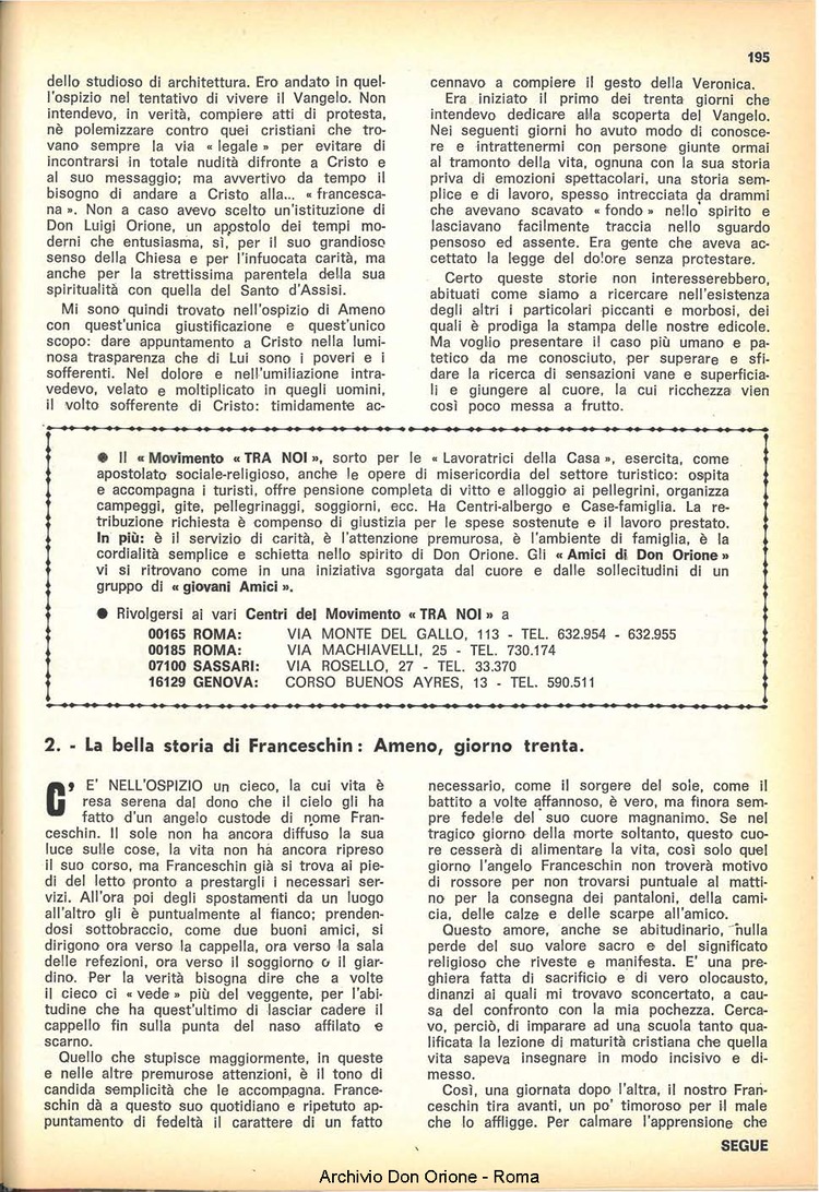 La piccola Opera della Divina Provvidenza, 63, 20, 01-10-1968, pagina 31