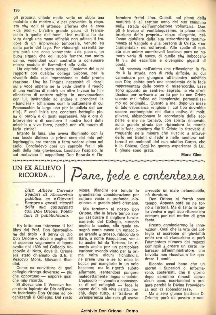 La piccola Opera della Divina Provvidenza, 63, 20, 01-10-1968, pagina 32