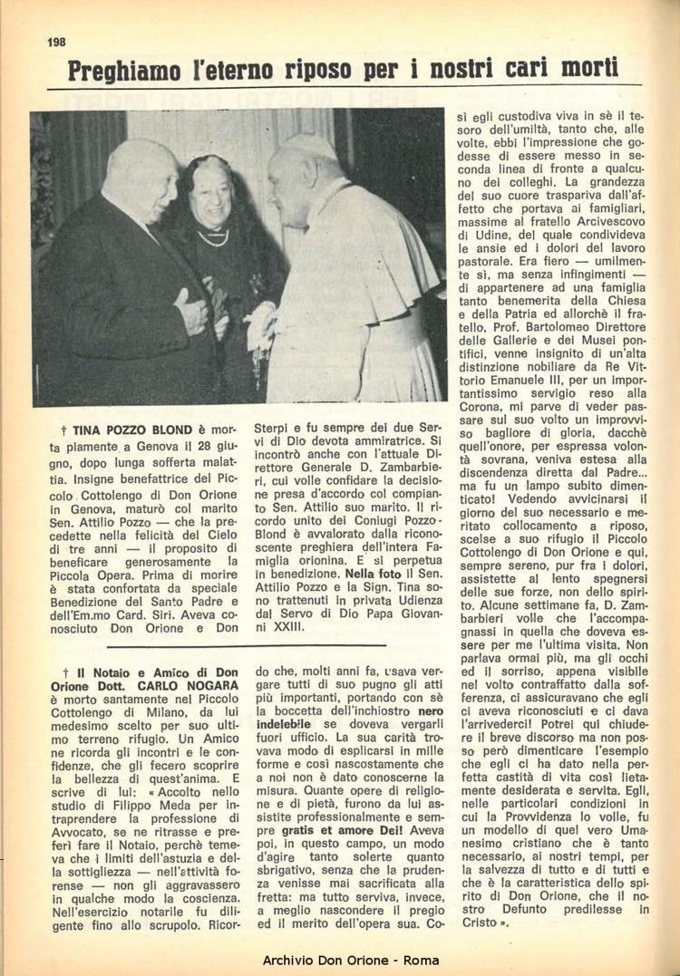 La piccola Opera della Divina Provvidenza, 63, 20, 01-10-1968, pagina 34