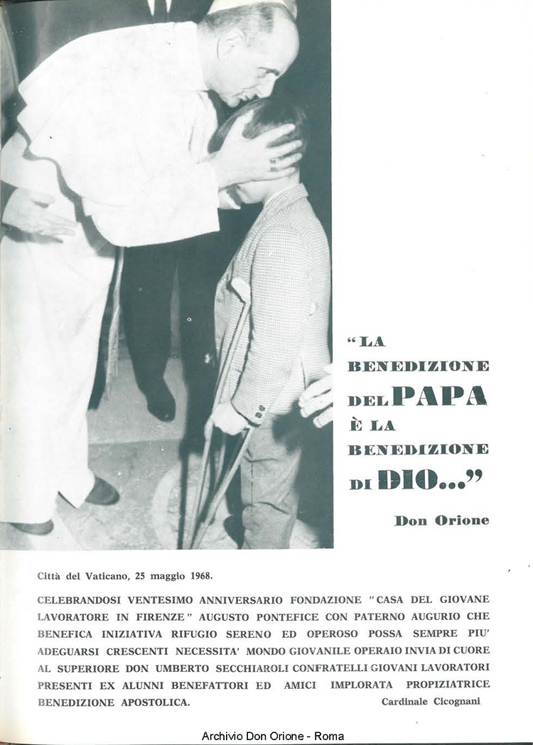 La piccola Opera della Divina Provvidenza, 63, 21, 01-11-1968, pagina 3