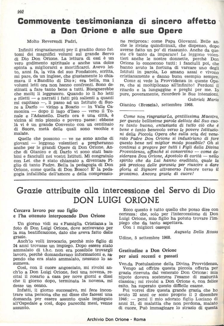 La piccola Opera della Divina Provvidenza, 63, 22, 15-11-1968, pagina 2