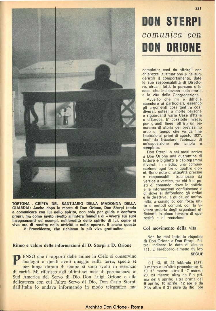 La piccola Opera della Divina Provvidenza, 63, 22, 15-11-1968, pagina 21