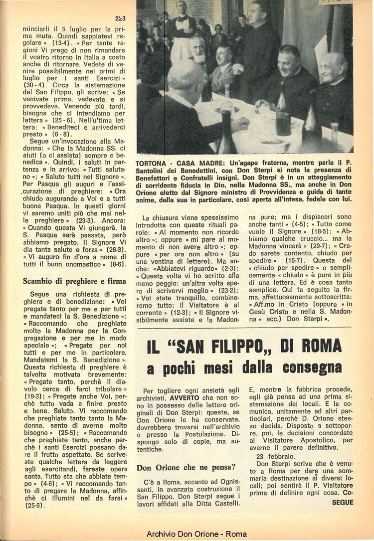 La piccola Opera della Divina Provvidenza, 63, 22, 15-11-1968, pagina 23