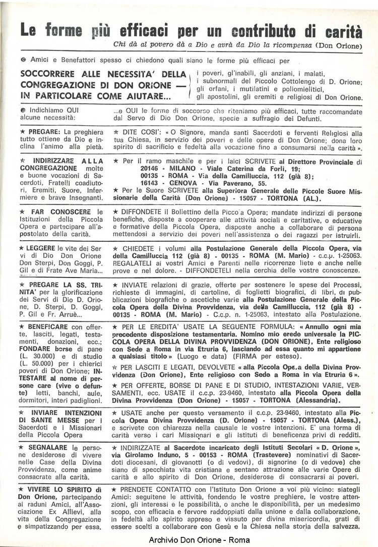 La piccola Opera della Divina Provvidenza, 63, 22, 15-11-1968, pagina 31