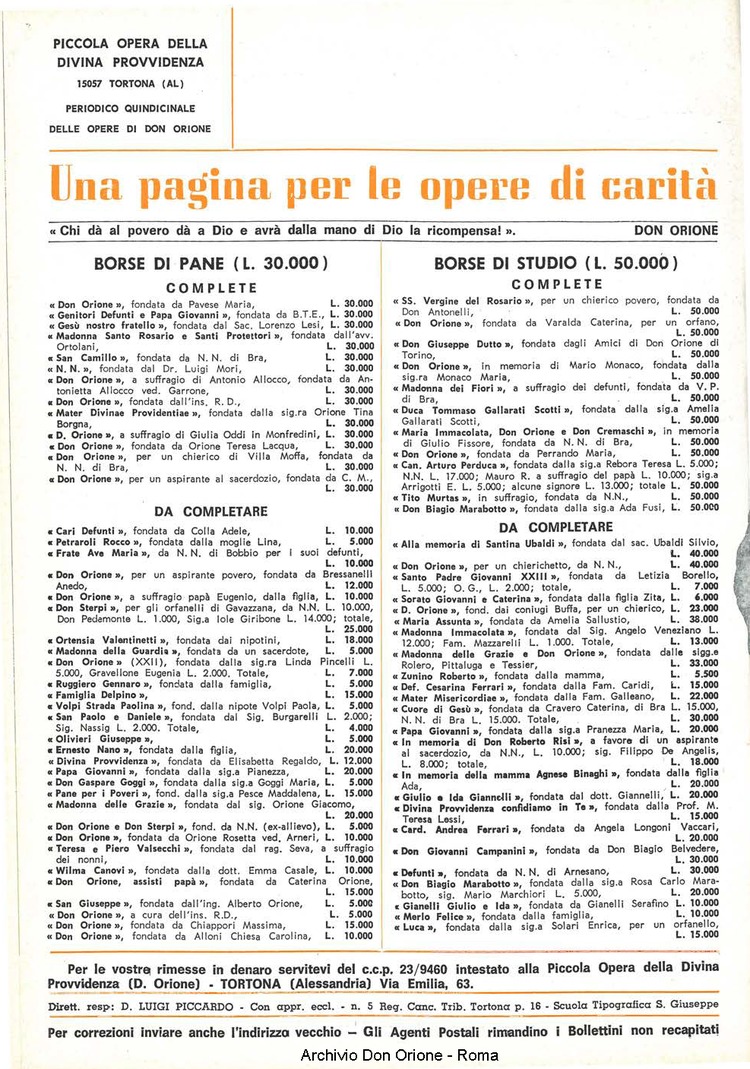 La piccola Opera della Divina Provvidenza, 63, 22, 15-11-1968, pagina 32
