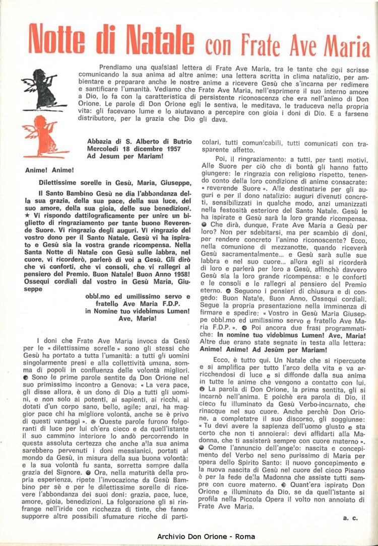 La piccola Opera della Divina Provvidenza, 63, 23, 01-12-1968, pagina 2