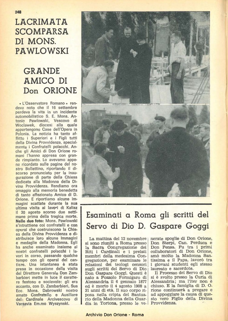 La piccola Opera della Divina Provvidenza, 63, 23, 01-12-1968, pagina 16