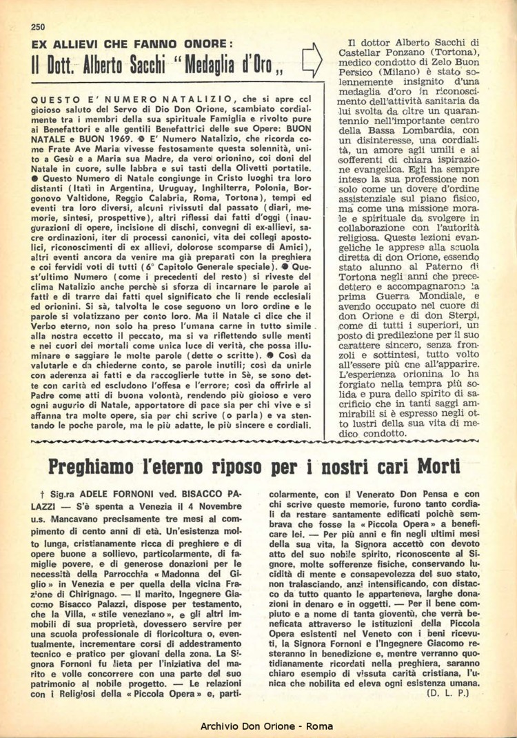 La piccola Opera della Divina Provvidenza, 63, 23, 01-12-1968, pagina 18