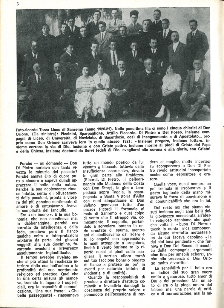 La piccola Opera della Divina Provvidenza, 64, 01, 01-01-1969, pagina 8