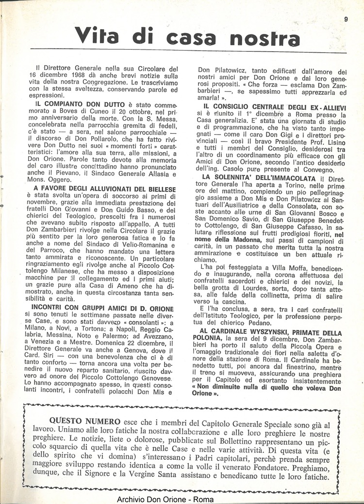 La piccola Opera della Divina Provvidenza, 64, 01, 01-01-1969, pagina 11