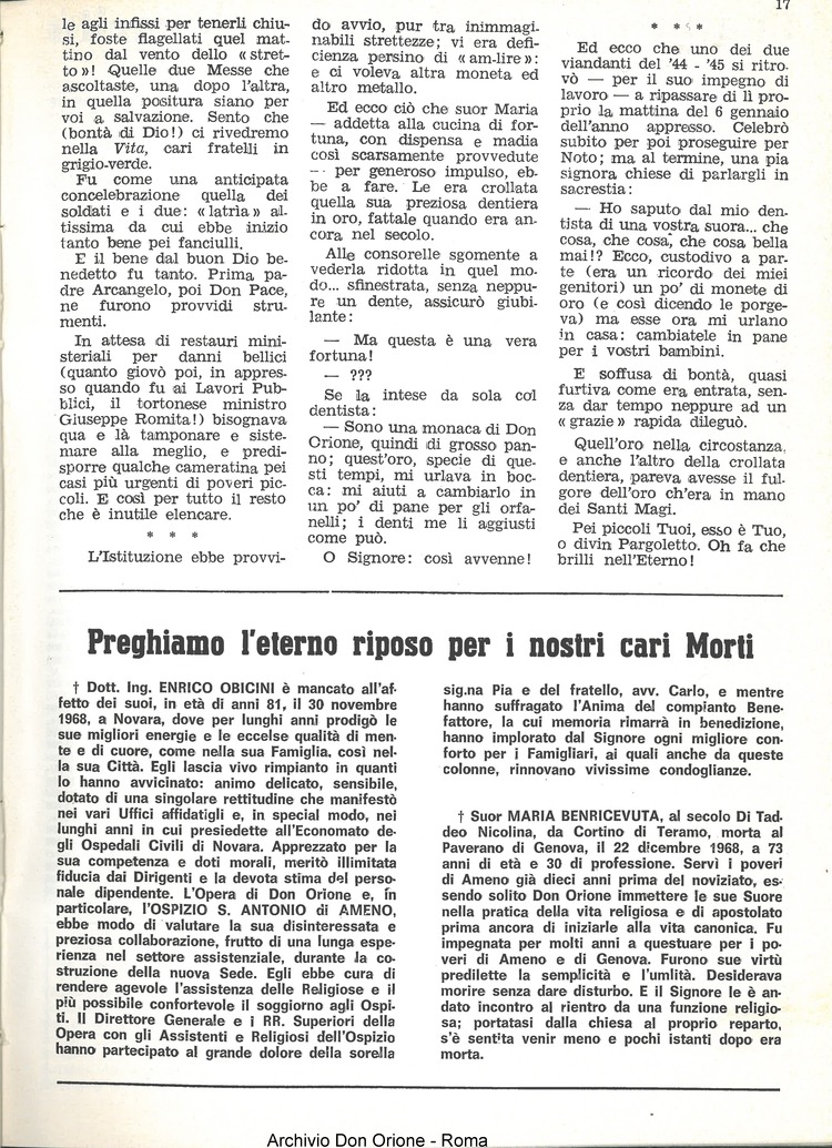 La piccola Opera della Divina Provvidenza, 64, 01, 01-01-1969, pagina 19
