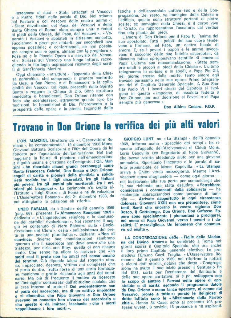 La piccola Opera della Divina Provvidenza, 64, 01, 01-01-1969, pagina 22