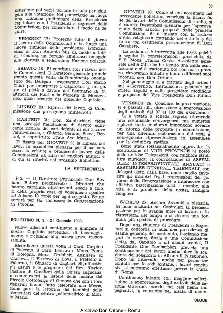 La piccola Opera della Divina Provvidenza, 64, 03, 01-02-1969, pagina 9