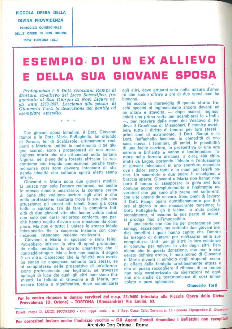 La piccola Opera della Divina Provvidenza, 64, 03, 01-02-1969, pagina 20